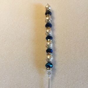 Handmade Beaded Lapel Pin or Hat pin from the collection of Unique By Faith® New